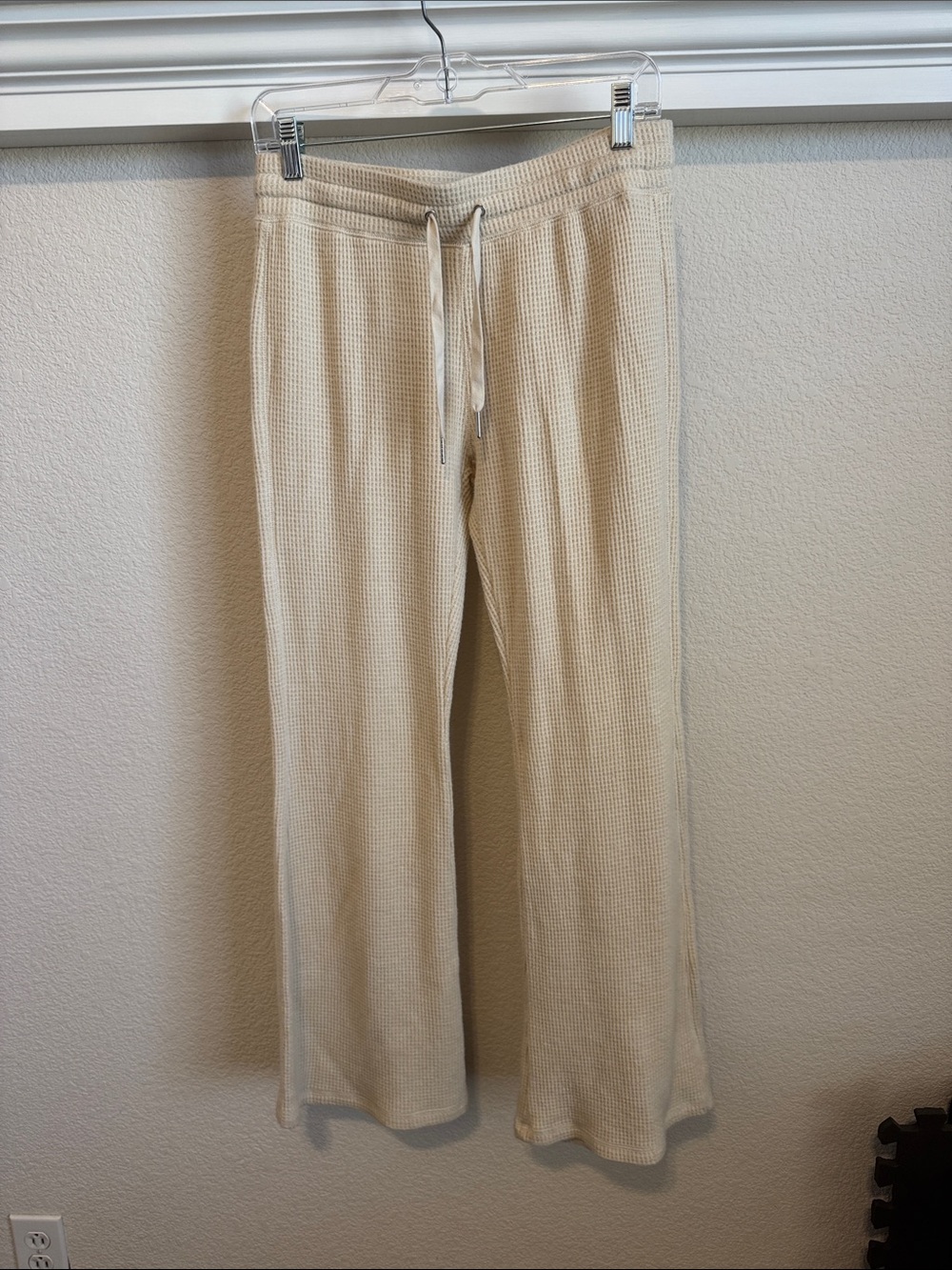 Abound Cream Waffle Knit Drawstring Pants